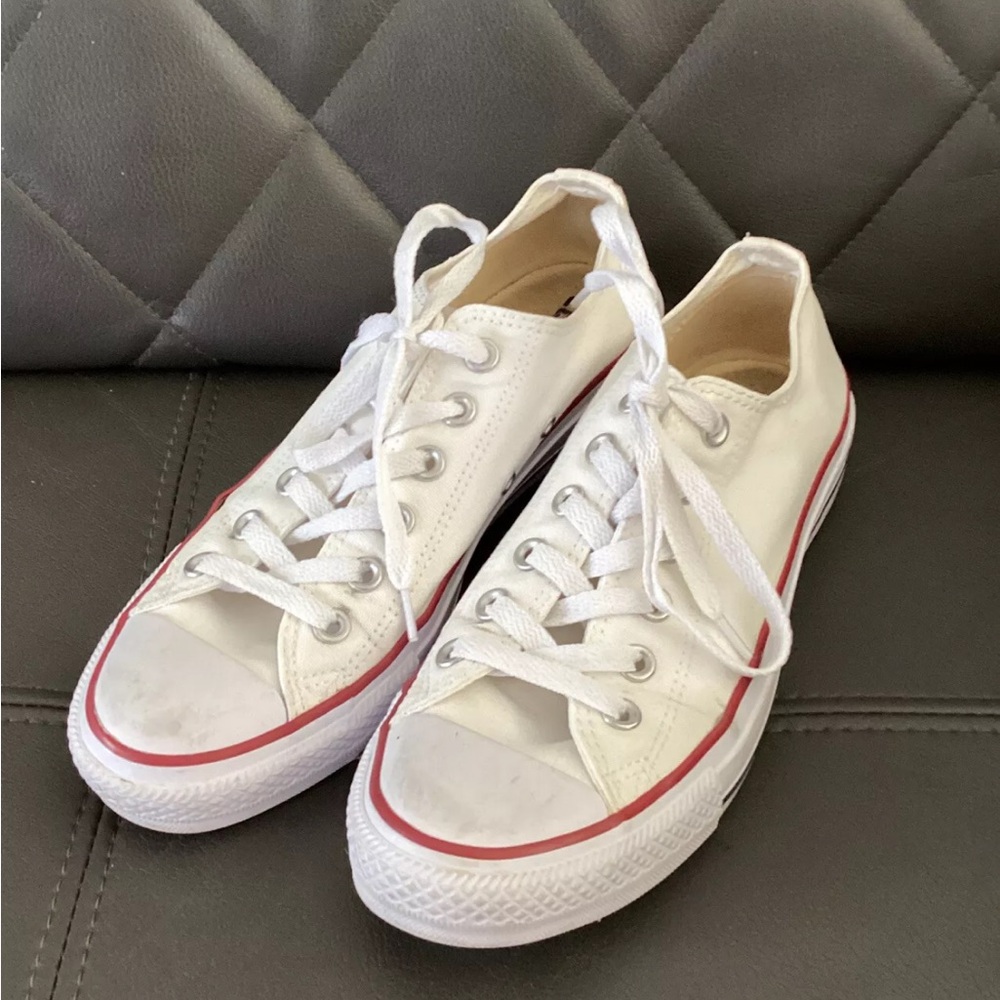 Converse Chuck Taylor All Star White Sneakers Women's Size 8.5 - Picture 5 of 5